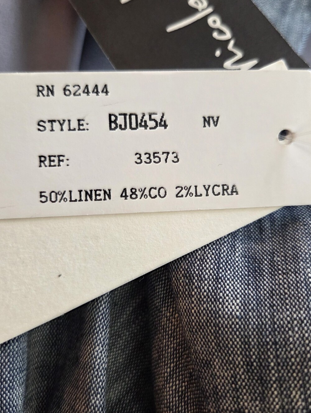 Nicole Miller Studio Linen Blend Ruched Sheath Dress Gray Structured Size 10 - Picture 15 of 15